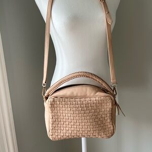 Cleobella leather crossbody bag.